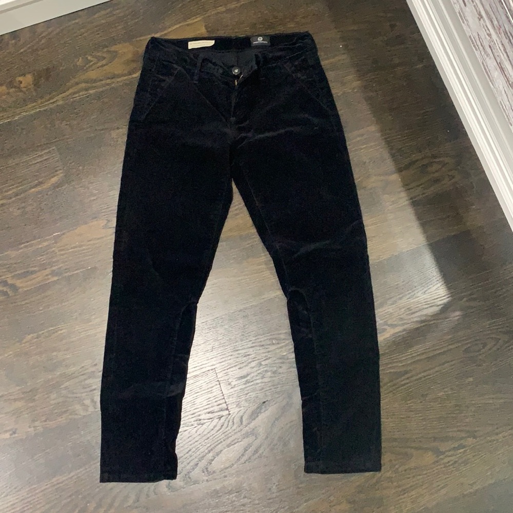 Black pants curduroys